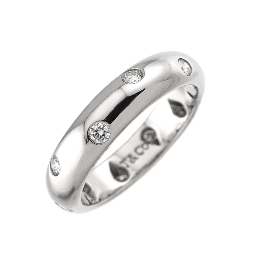 TIFFANY & CO. Silver Diamond Ring
